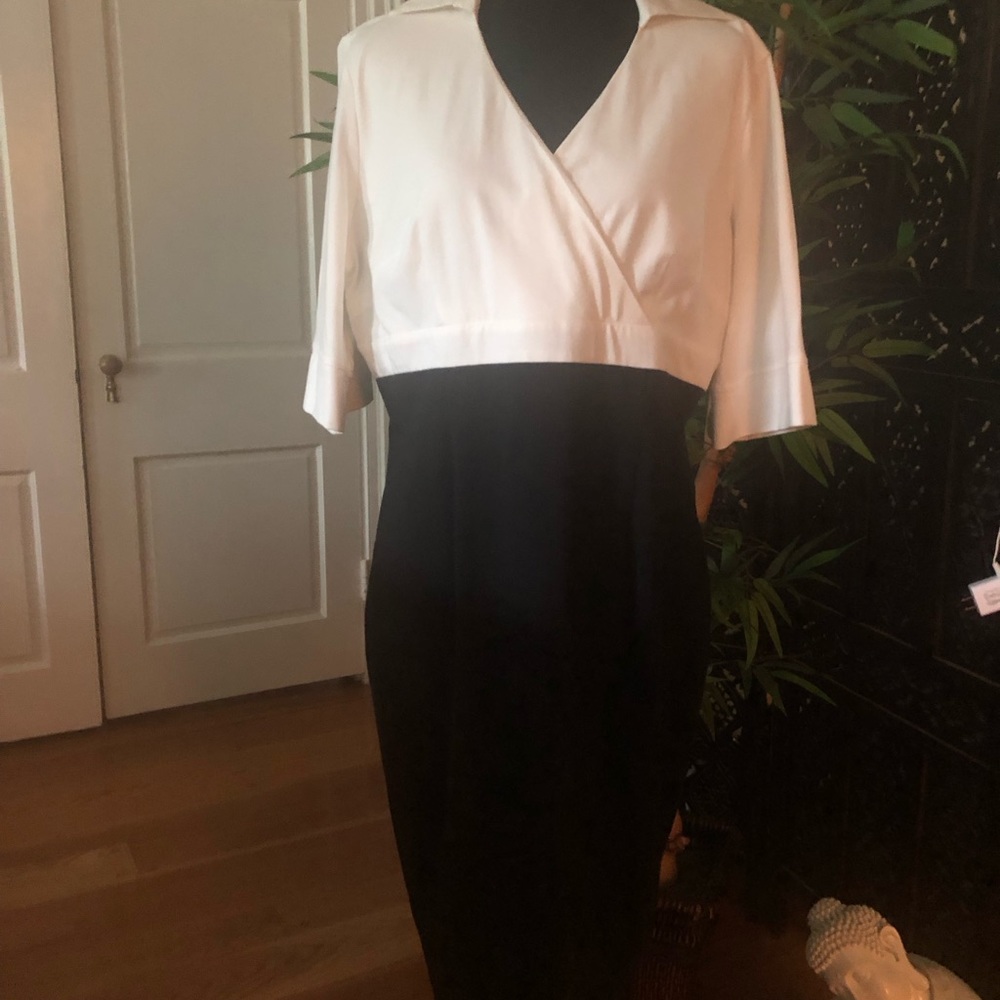 Color block dress size 20